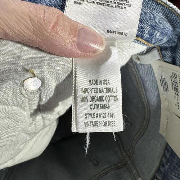 Agolde Jeans Women’s 32 blue high rise flare light wash denim western boho - Picture 6 of 8